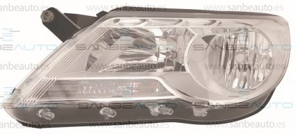 VW TIGUAN 09-*FARO IZQ CON REGULACION ELECT CON MOTOR H7/H7